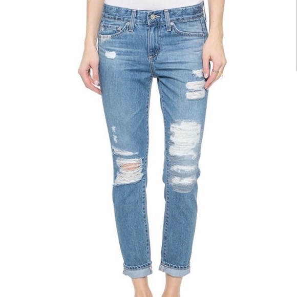 AG ADRIANO GOLDSCHMIED The Beau Slouchy Skinny Jeans - Picture 2 of 9